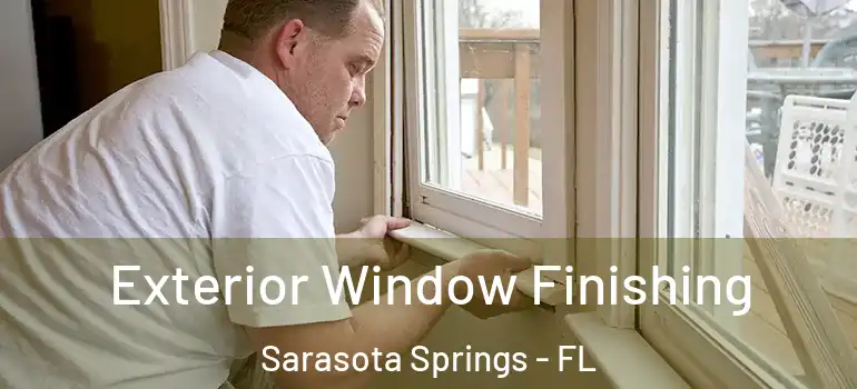  Exterior Window Finishing Sarasota Springs - FL